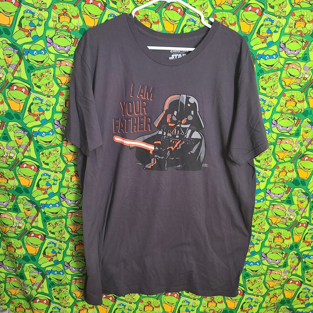 Disney Parks Darth Vader I Am Your Father  Gray T-Shirt Size 2XL